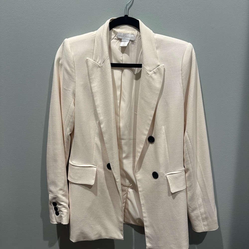 House of Harlow 1960 Cream Blazer